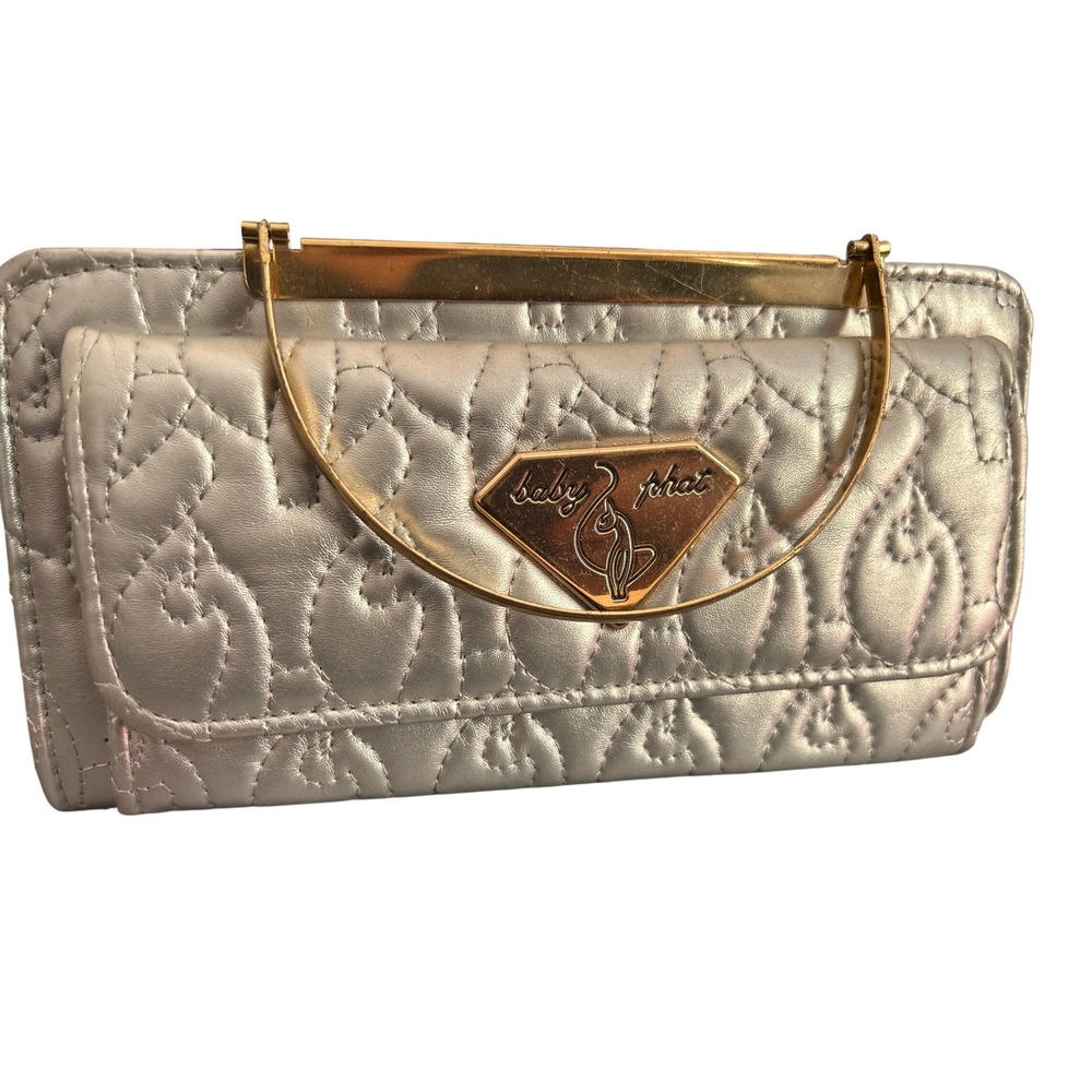 Vintage Baby Phat Wallet Y2K McBling Cyber Quilted 2000s Clutch